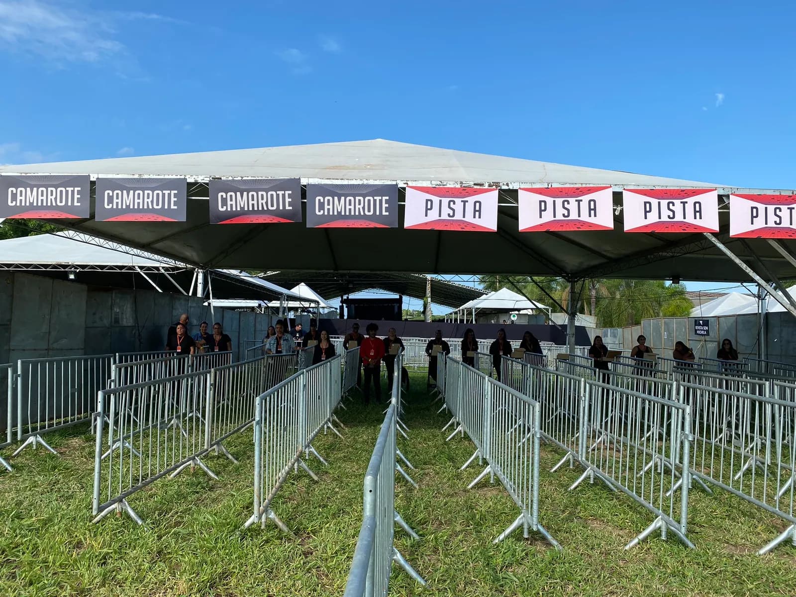 Portaria e acesso para eventos